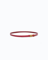 1.2-cm belt with PINKO lettering logo - Red | Pinko