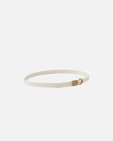 1.2-cm belt with PINKO lettering logo - White | Pinko