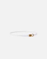 1.2-cm belt with PINKO lettering logo - White | Pinko