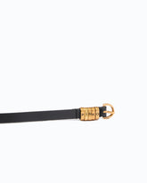 1.2-cm belt with PINKO lettering logo - Black | Pinko
