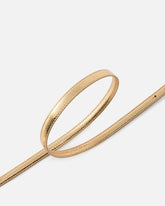 Cintura sottile in pelle laminata 1 cm - | Pinko