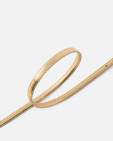 Cinturón fino de piel laminada de 1 cm - | Pinko