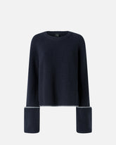 Loose crew-neck sweater - | Pinko