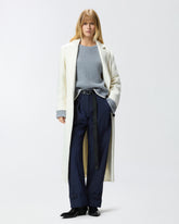 Loose crew-neck sweater - | Pinko