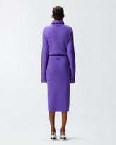 Gonna a tubino in maglia - | Pinko