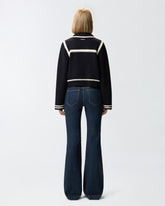 Ζακέτα σε στυλ preppy - | Pinko