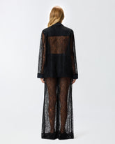 Giacca in pizzo e satin - | Pinko