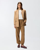 Pantaloni joggers in felpa con logo - | Pinko