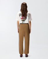 Spodnie dresowe jogger z logo - | Pinko