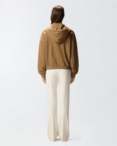 Sweat-shirt zippé à capuche - | Pinko