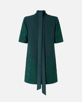 T-shirt-style dress with rhinestones - | Pinko