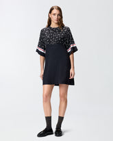 Printed jacquard viscose dress - | Pinko