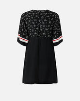 Abito in viscosa jacquard stampata - | Pinko