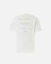T-shirt logo strass - | Pinko