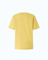 T-shirt with Love Birds jewel detail - Yellow | Pinko
