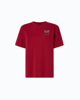 Camiseta con aplicación joya Love Birds - Rojo | Pinko