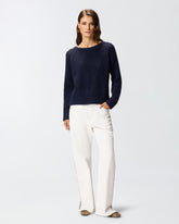 Jersey con escote barco - | Pinko