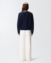 Jersey con escote barco - | Pinko