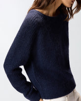 Jersey con escote barco - | Pinko