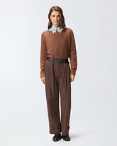 Jersey con escote barco - | Pinko