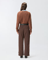 Jersey con escote barco - | Pinko