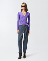 Textured wool balloon trousers - | Pinko