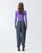 Textured wool balloon trousers - | Pinko