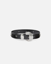 4-cm belt with studs and Love Birds logo - | Pinko