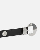 4-cm belt with studs and Love Birds logo - | Pinko