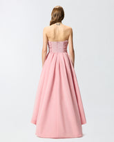 Long, elegant taffeta dress - | Pinko