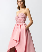 Long, elegant taffeta dress - | Pinko