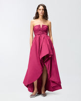 Long, elegant taffeta dress - | Pinko