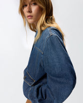Giubbino in denim foderato - | Pinko