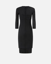 Robe longueur genou avec détails transparents - | Pinko