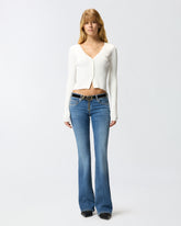 Jeans flare-fit a vita bassa - | Pinko
