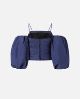 Top corto con maniche a palloncino - | Pinko