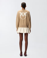 Maglione con maxi logo Love Birds - | Pinko