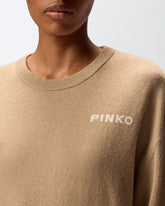 Maglione con maxi logo Love Birds - | Pinko