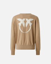 Maglione con maxi logo Love Birds - | Pinko