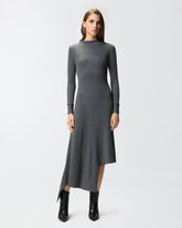 Flat rib-knit dress - | Pinko