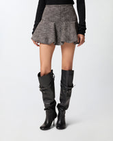 Minigonna in flanella - | Pinko