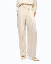 Pantalones cruzados de corte carrot - | Pinko
