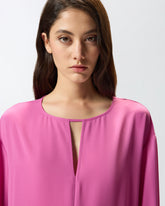 Κοντό φόρεμα από τεχνικό κρεπ - | Pinko