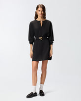 Short technical crepe dress - | Pinko