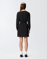 Short technical crepe dress - | Pinko