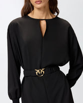 Short technical crepe dress - | Pinko