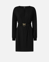 Short technical crepe dress - | Pinko