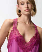 Slip-Top mit Spitze - | Pinko