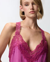 Top lingerie con pizzo - | Pinko