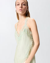 Lace lingerie top - Sage Green | Pinko